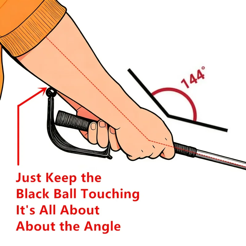 144 Tour Angle Golf Swing Training Aid Wrist Hinge Trainer Correct Posture Eliminate Casting Improve Swing Power Distance