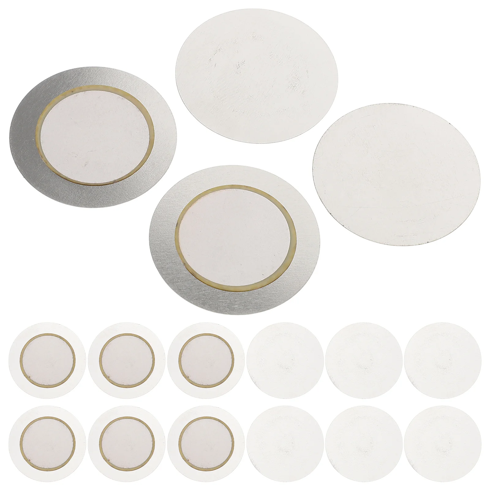 

30Pcs Piezoelectric Guitar Buzzers Acoustic Pickup Transducer Low Power Consumption Buzzer Sensor Metal Buzzer