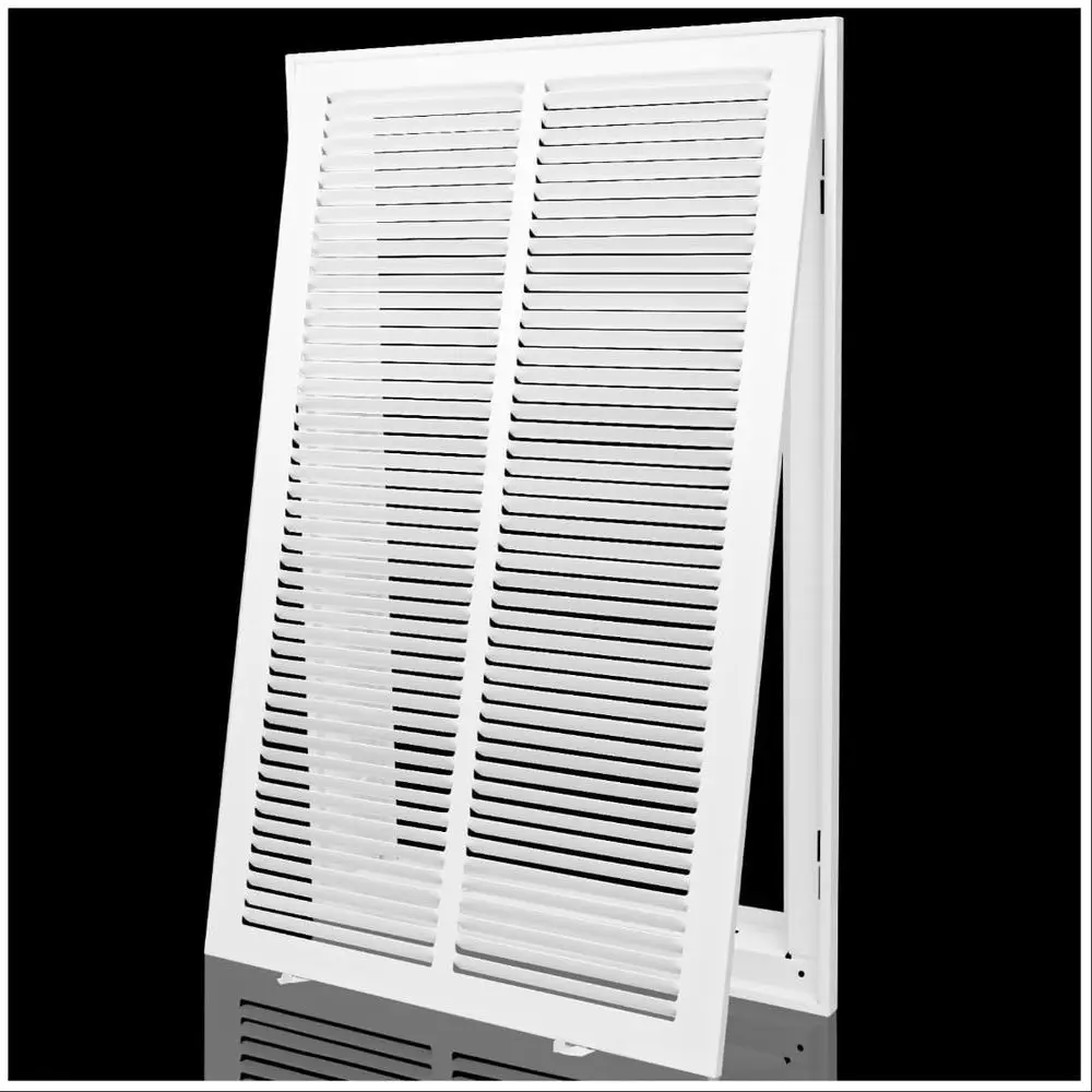 

Return Air ilter Grille 14x24,Air Return Vent Cover Grill or 14"W x 24"H Duct Opening,Steel HVAC Vent Covers or Wall and Ceiling