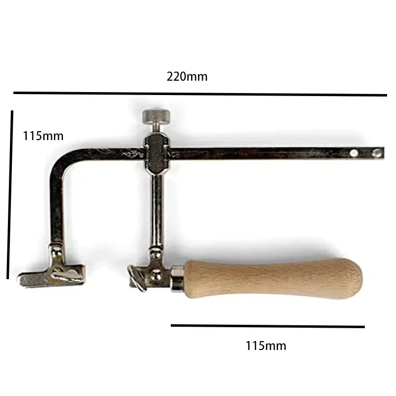 Professional Adjustable Mini Saw Bow 12 Saw Blades Steel Hand Saw for Wood Jewelry Tool Cutting Kit DIY Woodworking Tools Saws