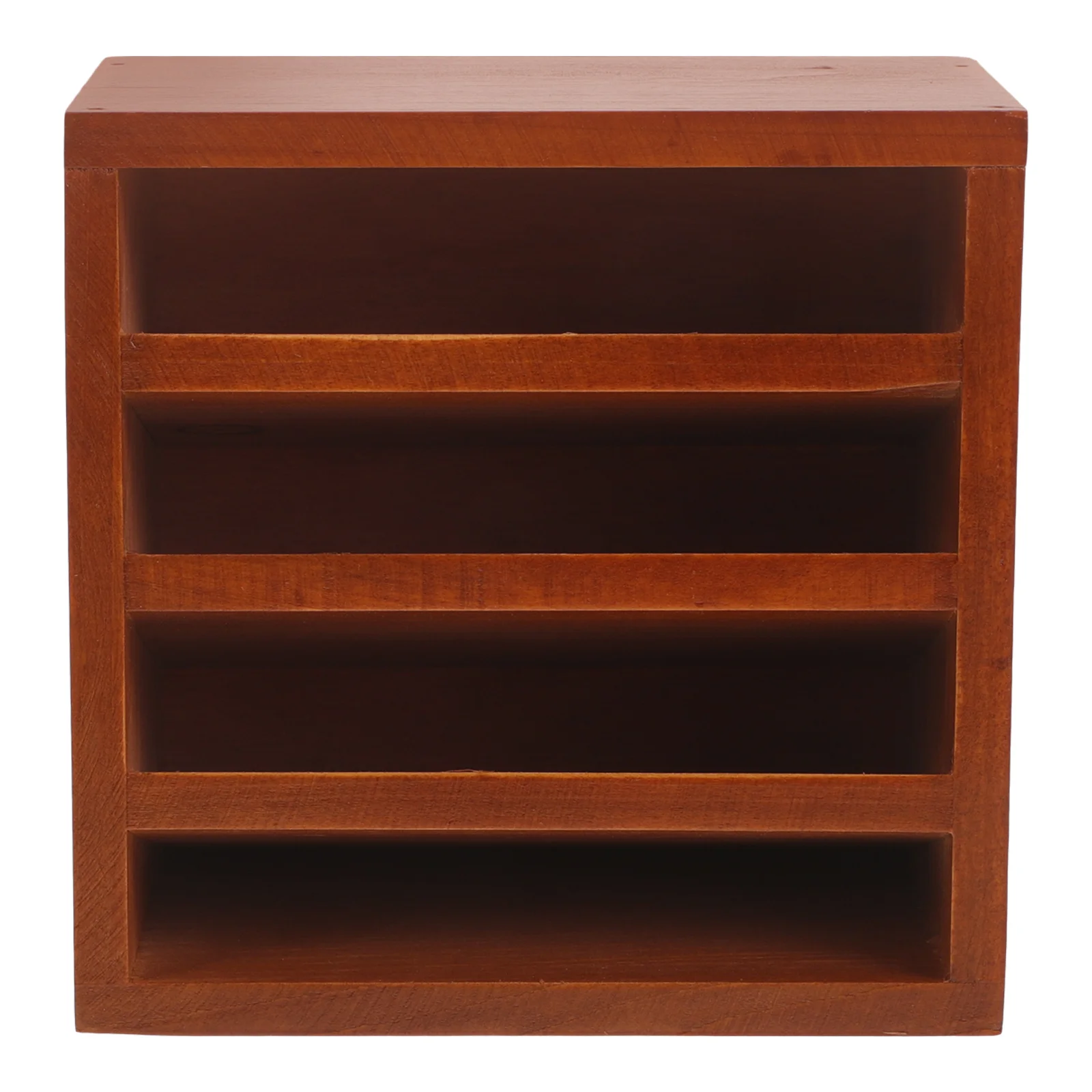 

Cosmetics Storage Holder Wood Lipstick Organizer Box for Desktop Makeup Vanity Organizer Case Compact Beauty Accessory Display