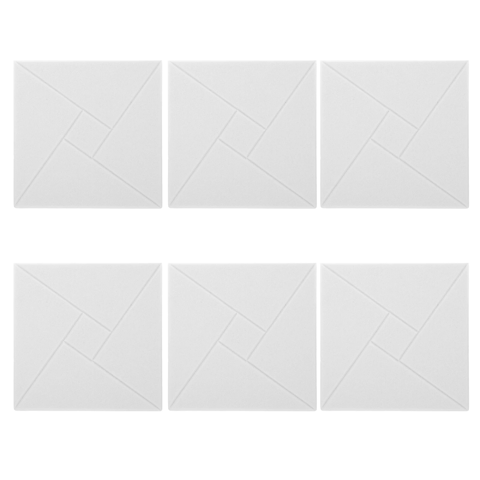 

6 Pcs Sound-absorbing Board Insulation Cotton Acoustic Treatment Bedroom Proof Panel Block Self-adhesive Panels