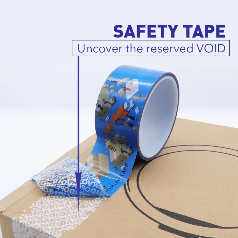 Customized productCustomization of the seal surface  Packing Tape custom logo OPENED VOID for Carton packaging