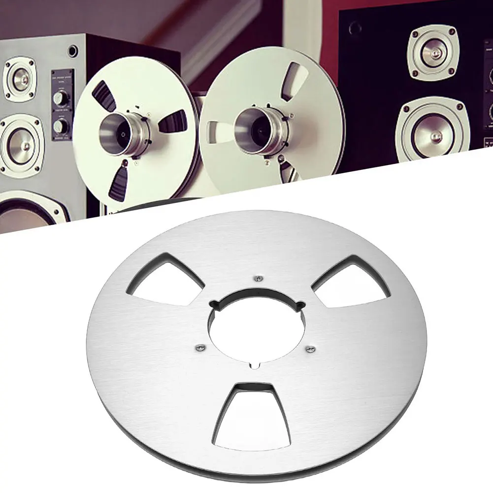 1/4 10.5 นิ้วการบันทึก Takeup Reel อลูมิเนียม 3 หลุมสําหรับ Reel TO Reel เทป Recorder เปลี่ยนเปิดเครื่อง Part