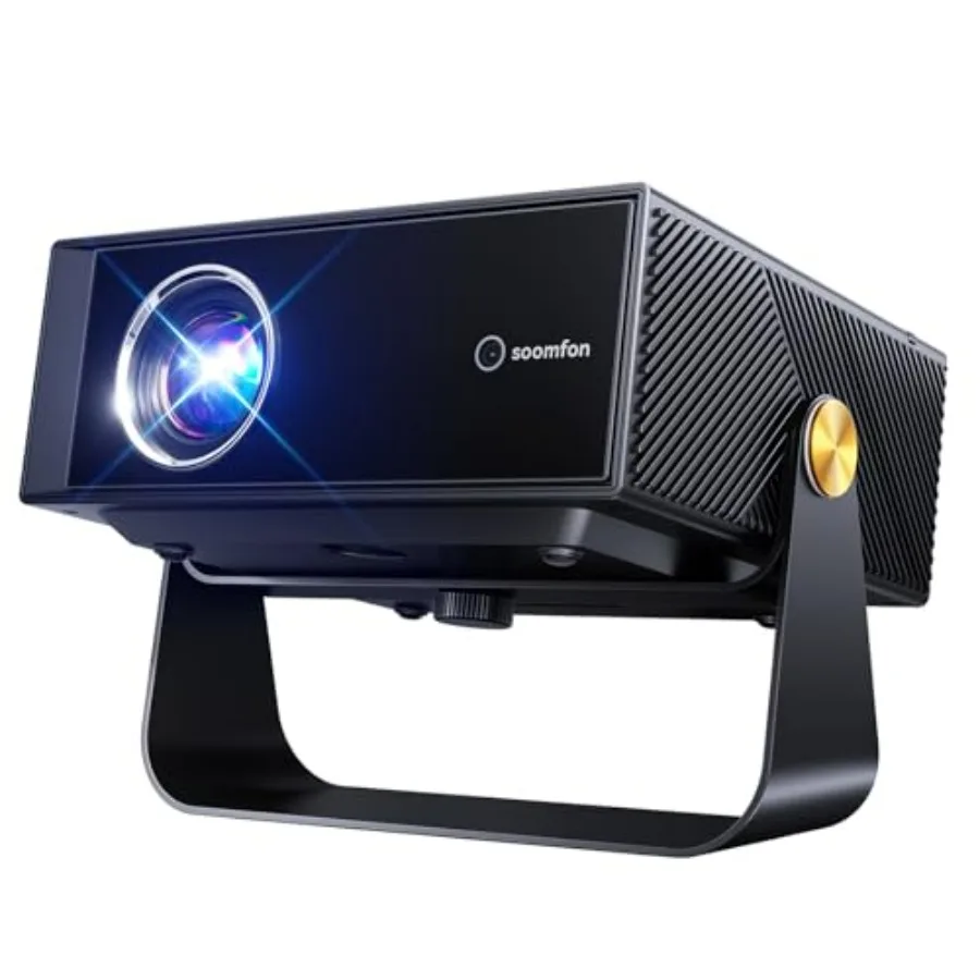 

Умный проектор SK3 с Wi-Fi и Bluetooth, 1080P, поддержка HDR10 - портативный мини-проектор для просмотра фильмов на открытом воздухе с подставкой и автофокусом