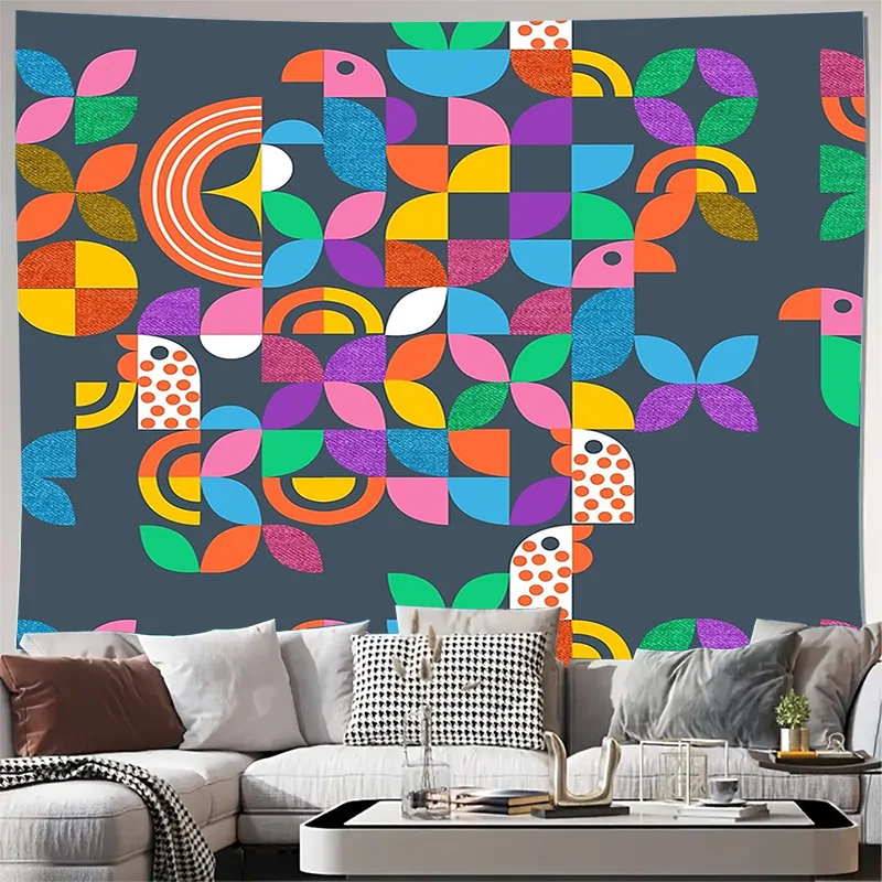 

Богемный гобелен, настенный психоделический художественный декор для фестиваля, перегородка для комнаты, эстетический настенный декор, Мандала, домашний текстиль, комната в общежитии D