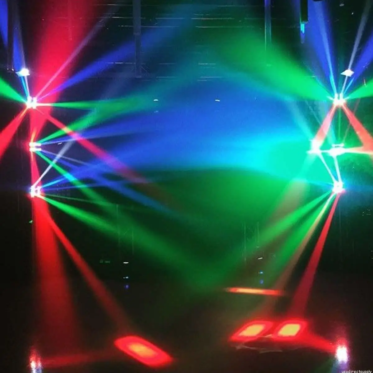 Mini LED 8x3W RGBW Moving Head Light Led Spider Beam Stage Lighting DMX 512 Spider Light Suitable for DJ Nightclub