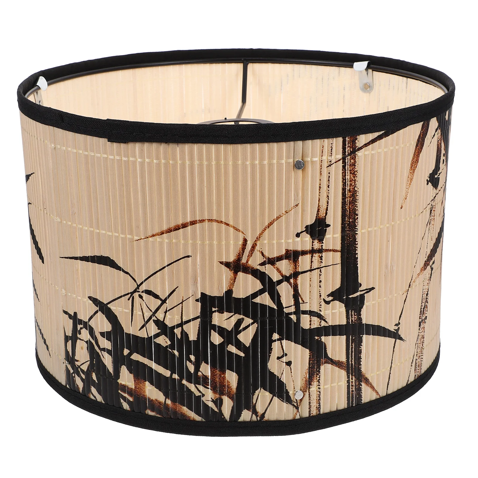 

Bamboo Pendant Lamp Shade Durable Lightweight Hanging Ceiling Light Cover Decorative Lampshade Replacement for Dining Room