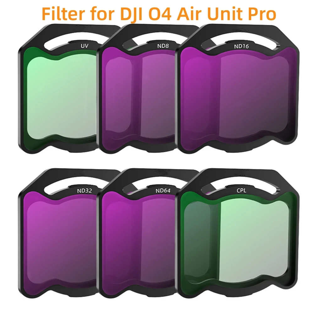 

For DJI O4 Air Unit Pro UV/CPL/ND8/ND16/ND32/ND64 Filter UV Protective Lens ND Light Reduction CPL Polariser Accessories