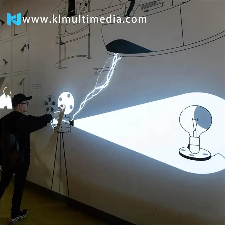 Radar Touch Motion Sensor Interactive Lidar Touch Projection Used With Projector for Large Screen Events Display with Software