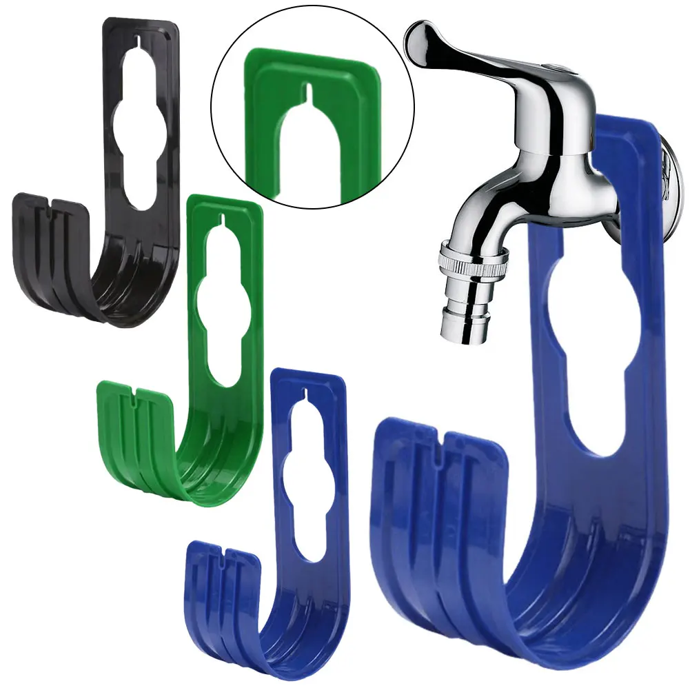 4PCS Garden Hose Holder Wall Mounted Portable Hose Holder Tap Watering Hose Organizer Heavy Duty Water Hose Holder