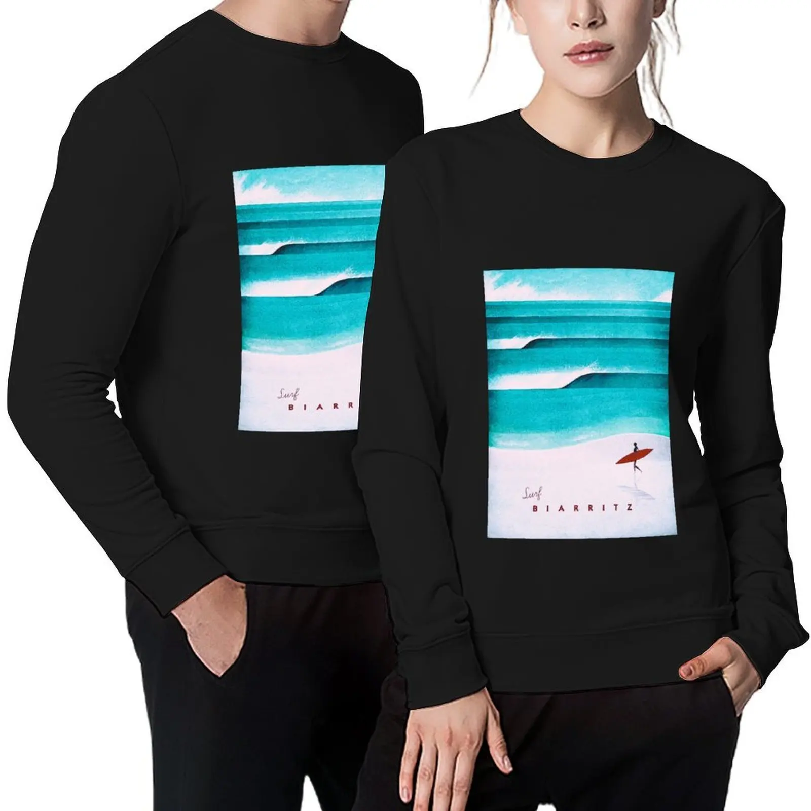 Biarritz Jersey blusa suéter de invierno para hombre estilo japonés ropa de estilo coreano sudadera masculina
