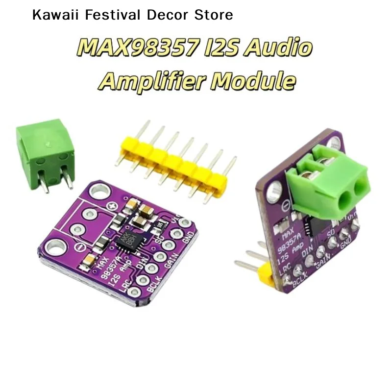 【K】New High Quality MAX98357 MAX98357A I2S 3W Class D Amplifier Breakout Interface I2S DAC Decoder For Audio
