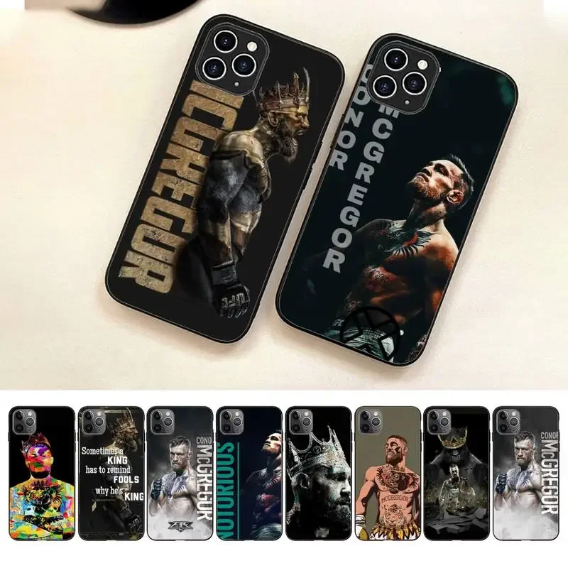 Conor Mcgregor The King Phone Case For Iphone 7 8 Plus X Xr Xs 11 12 13 15 Se2020 Mini Mobile Iphones 14 Pro Max Case