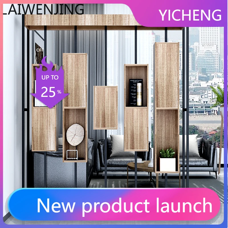 

LYY Partition Cabinet Restaurant Decoration Splicing Simple Partition Storage Rack Entryway Cabinet
