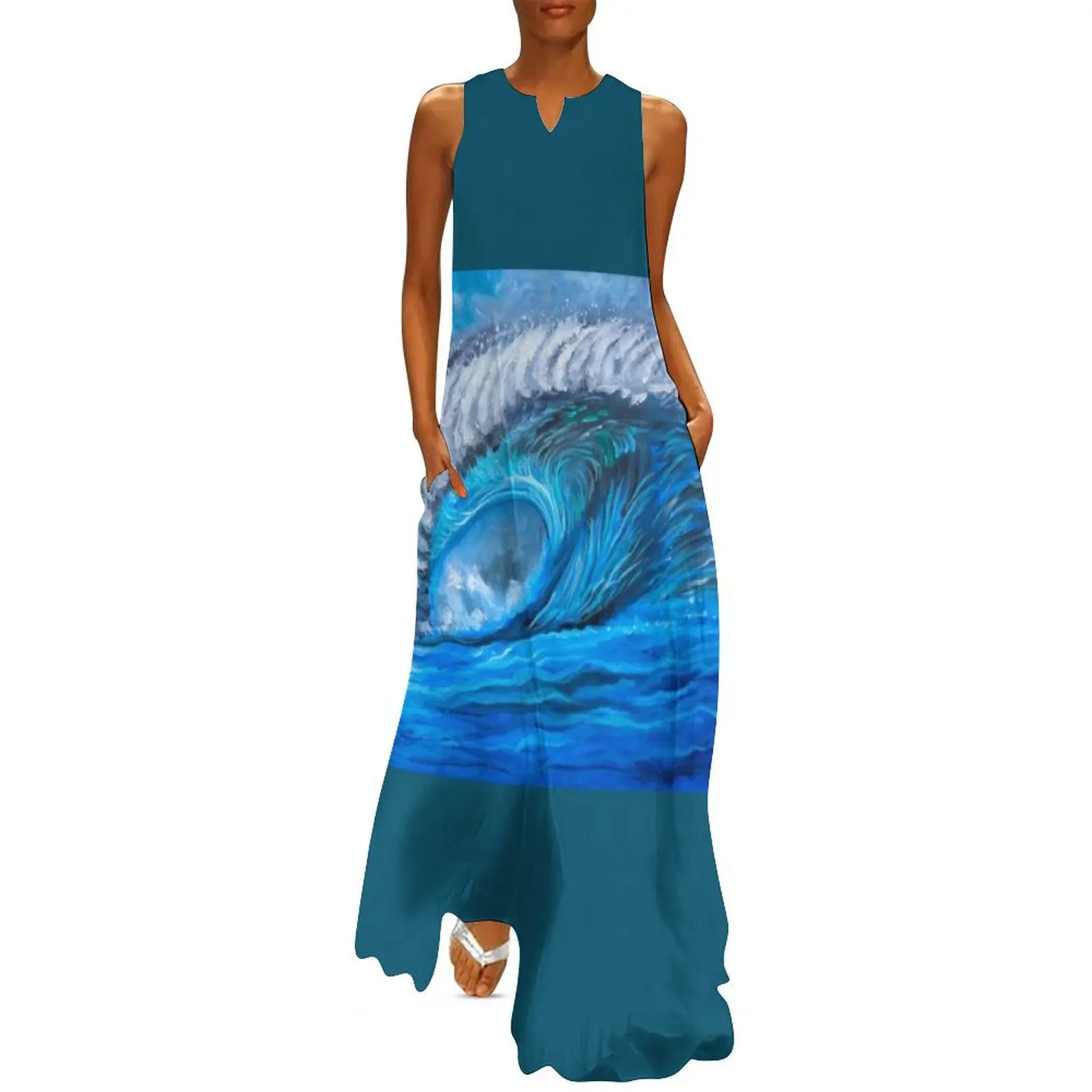 

North Shore Pipeline Long Dress cute dress Women's summer dress Dresses