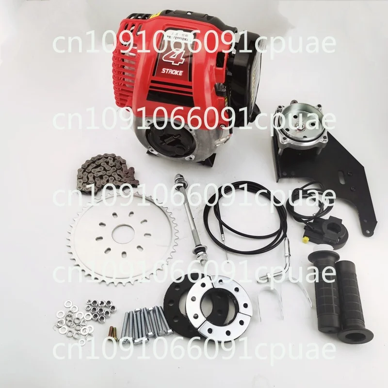 Rear 4 Stroke Petrol 50cc Bicycle Engine Kit 50cc Petrol Scooter Cutter Motor