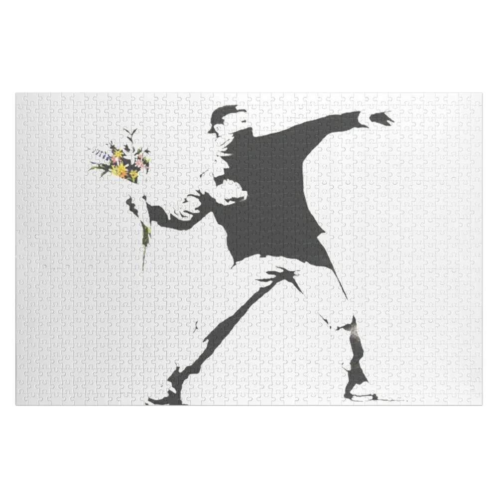 

Banksy Jigsaw Puzzle Woods For Adults Wooden Decor Paintings Puzzle