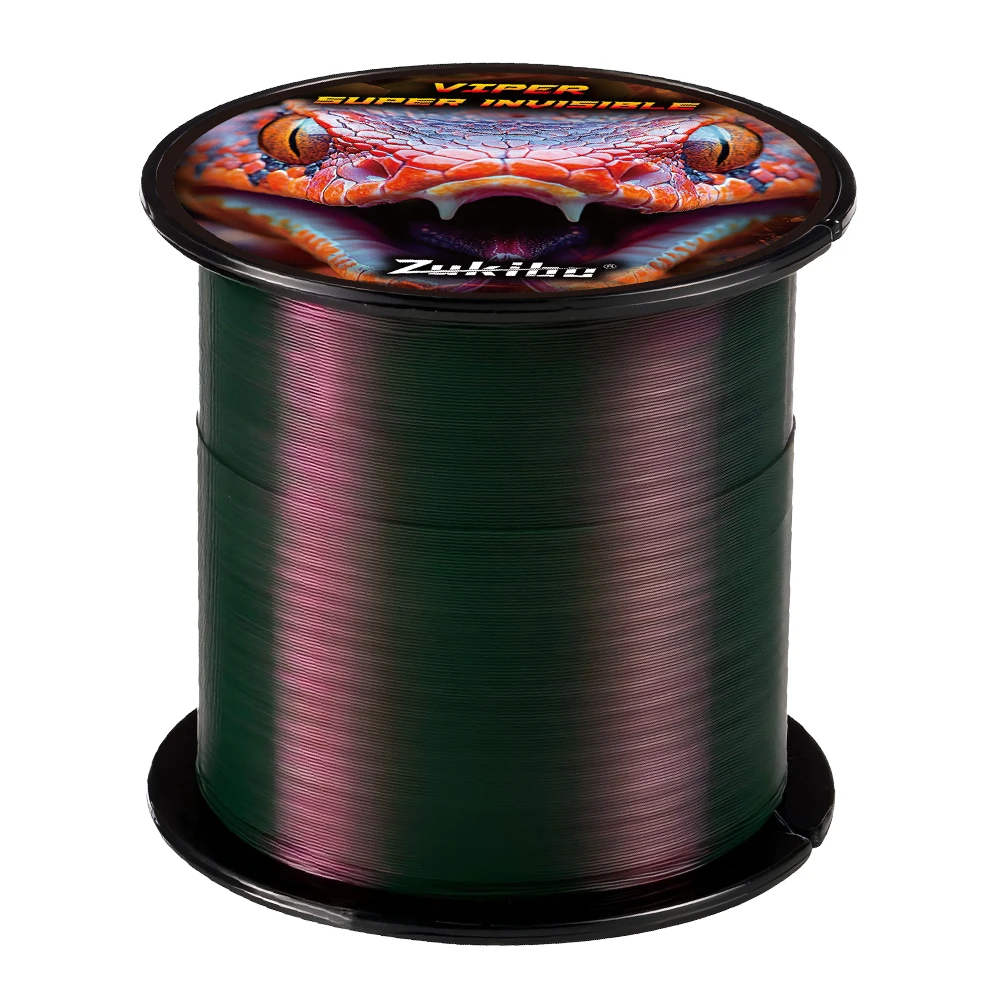 ZUKIBO Viper ligne de pêche à changement Invisible japon ligne Monofilament Super forte fluorocarbone enduit Nylon mouche évier ligne pesca