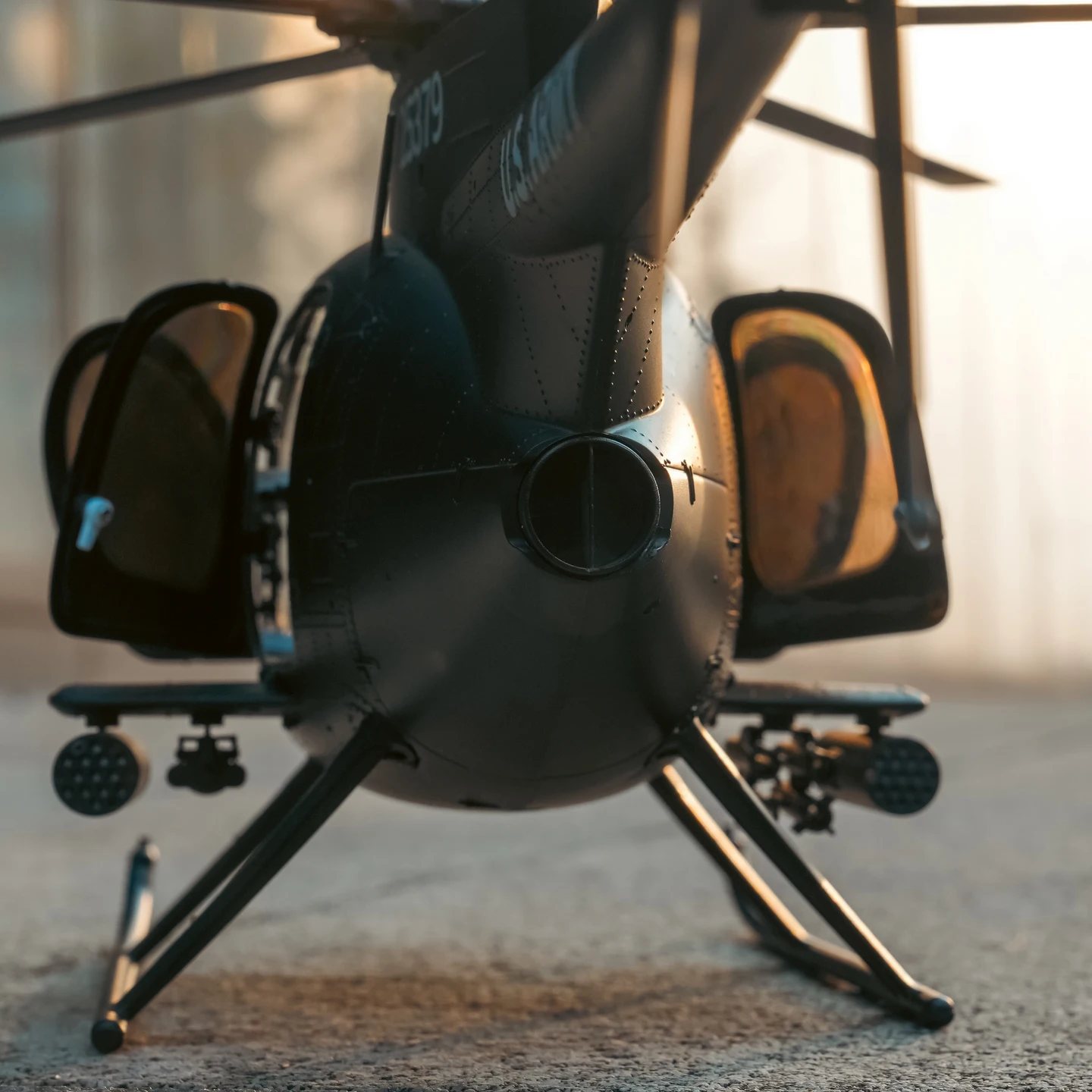 유샹 F119s Md500 Mh-6 리틀 버드 GPS RC 헬리콥터 모델 RTF 1/16 스케일 250급 2.4g 9채널 6g/3d Yxznrc