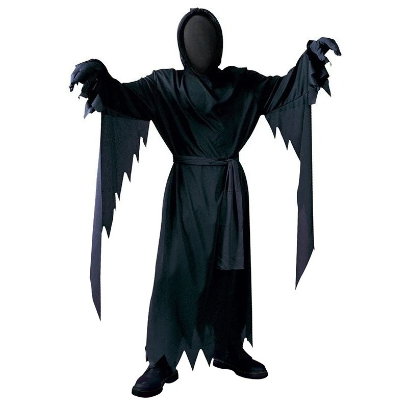 Halloween Adult and child clothing Scream Ghost Dress Up Props Prom Reaper Cosplay Death Costume
