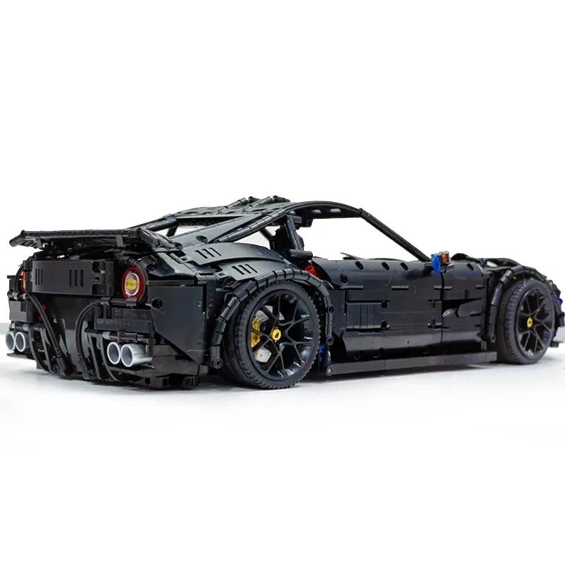Bloques de construcción técnicos F12 Super Sport para niños, modelo de coche de carreras negro RSR, 3097 Uds., bloques de potencia Moter, juguetes para niños, regalos