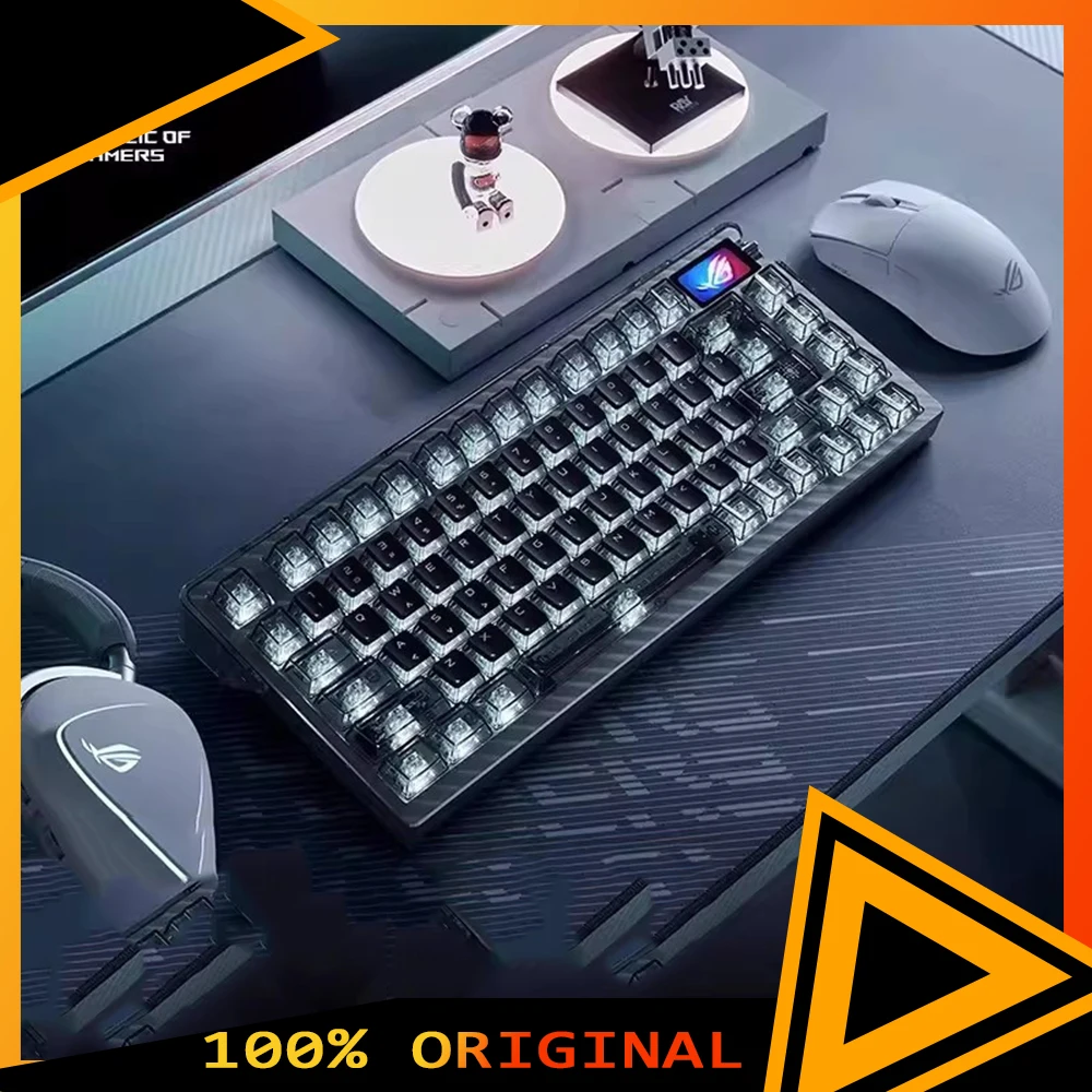 ROG Azoth Extreme Mechanical Keyboard 8KHZ SPEEDNOVA Wireless Connection Three Mods Omni Receiver Keyboard Gasket Hot Swap PC