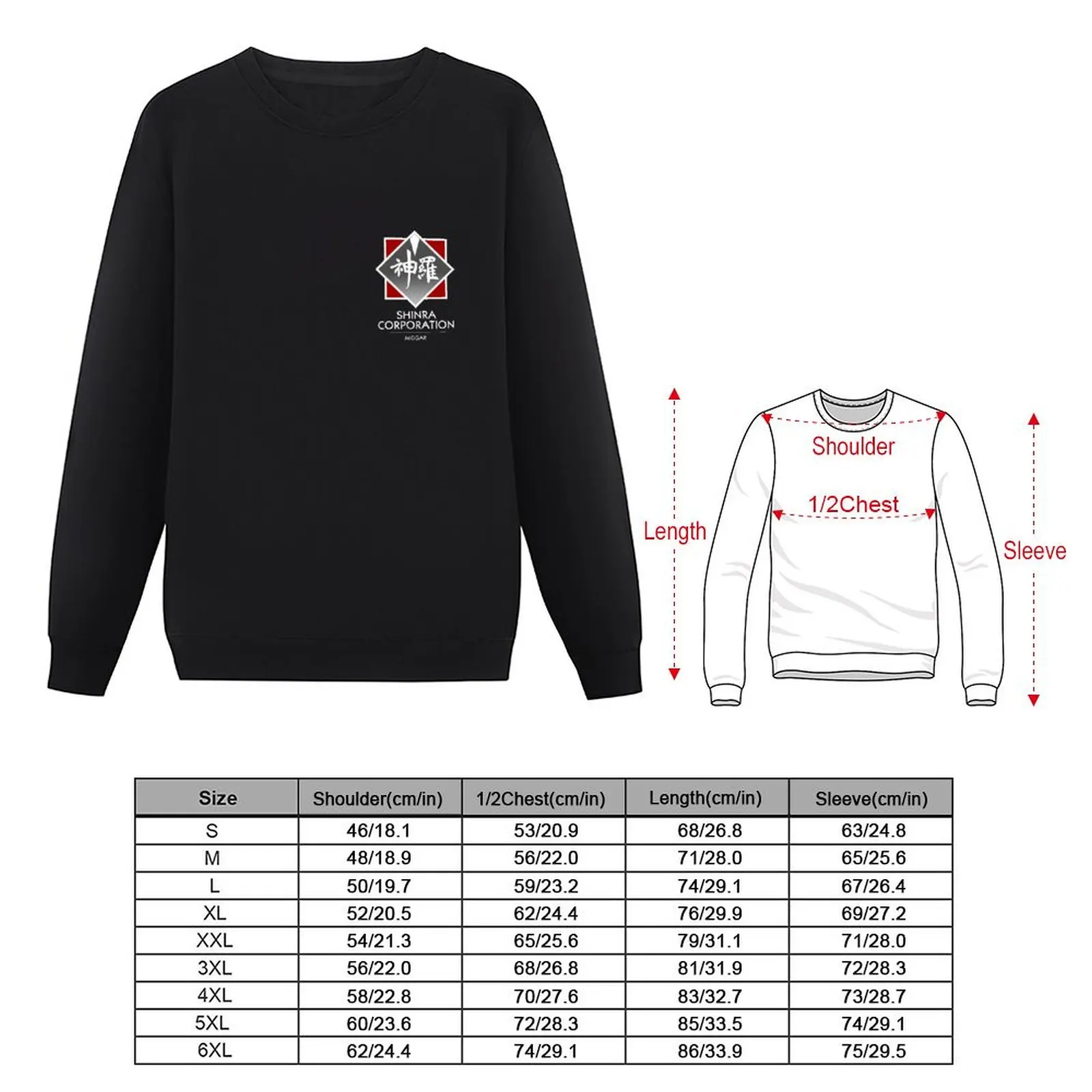 Shinra Corporation - Pocket Print Sweatshirt tracksuits sweatshirt men