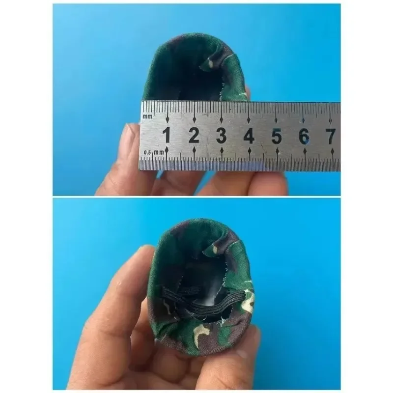 Koperta w skali 1/6, nowoczesny wojenny hełm bojowy wojskowy, plastikowy kapelusz kamuflażowy, model dla 12-calowej figurki akcji.