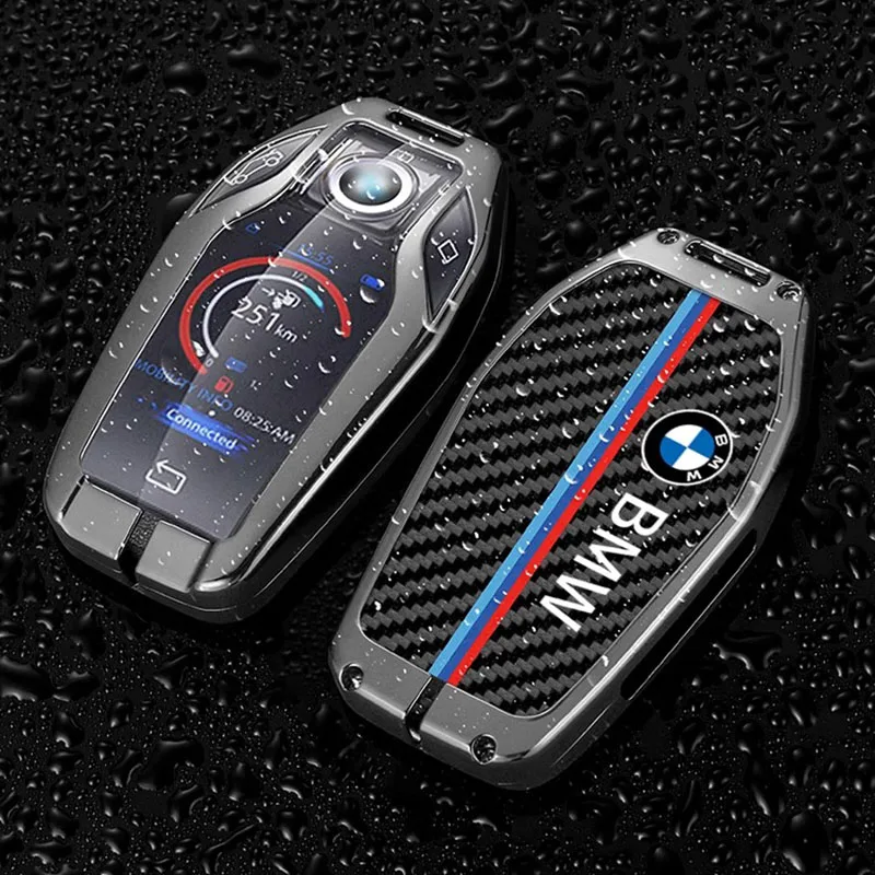 Car Key Case Cover Bag For Bmw 1 3 5 7 Series X1 X3 X5 X6 X7 F30 G20 F34 F31 G30 G01 F15 G05 I3 M4 Series Keychain Accesories