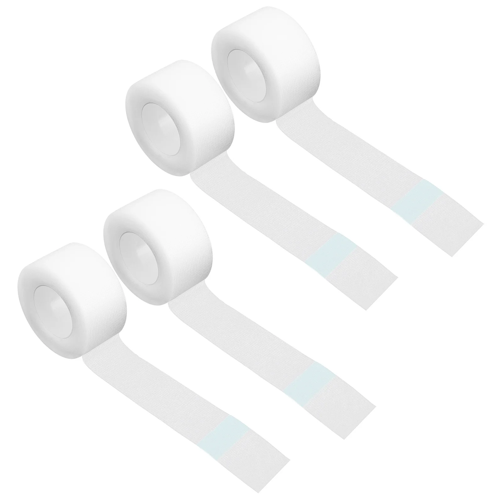 4 rolos de fita dupla para pálpebras, adesivos para levantar os olhos, fino e leve, material pe, fácil aplicação, remover maquiagem natural