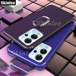 Skinlee For ZTE Blade V40 Pro Case Full Protection Silicone Matte Cover With Ring For ZTE Blade V40 Vita Shockproof Case