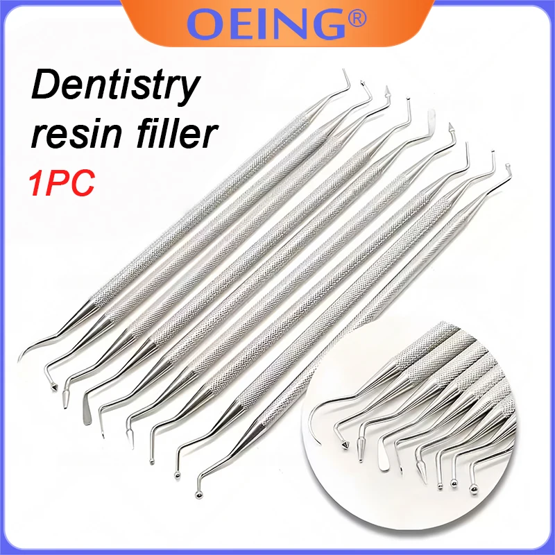 

1 шт. Стоматологический инструмент из нержавеющей стали для пломбирования, инструмент для финишной обработки полимерных пломб, двусторонний инструмент для эстетической реставрации