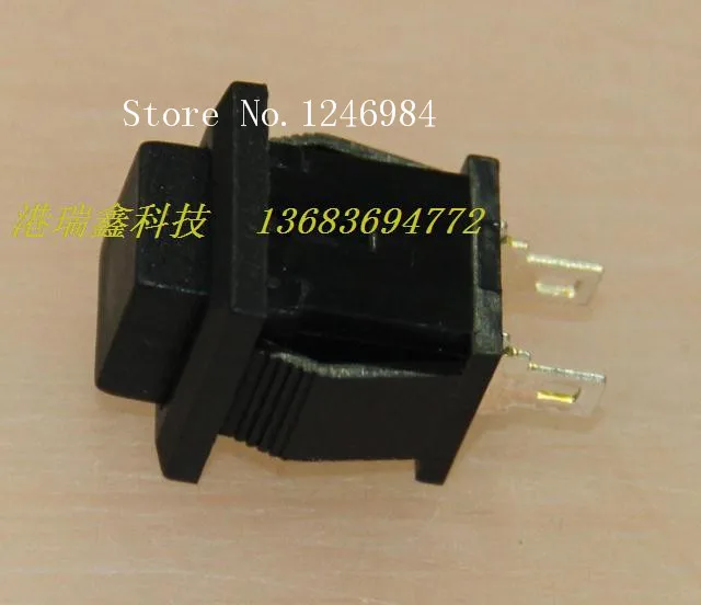 

[SA]Electronic switch button switch normally open square no lock button switch reset switch RESET black PB307B--100PCS/LOT