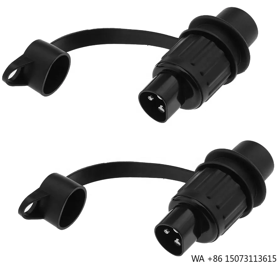Trailer Socket 3-Pin 12 V and Plug Trailer Tractor Plug Towing Hitch 3-Pin Waterproof for Truck Tractor Boat