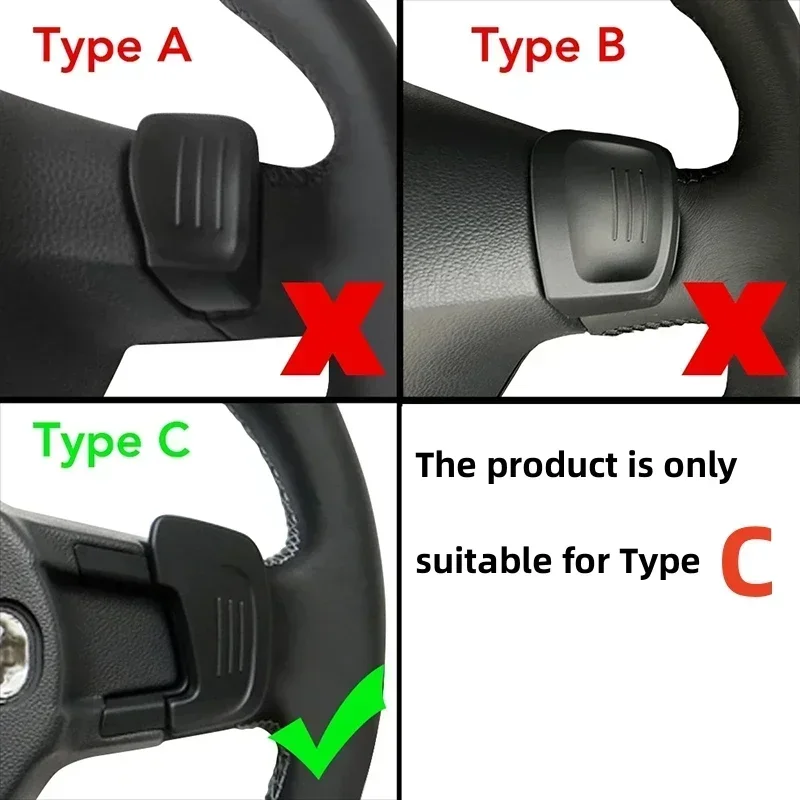 Car Accessoriy For VW Golf Polo GTI R Rline MK7 MK7.5 Volkswagen Car Steering Wheel Aluminum Shift Paddles Extend DSG Gear Speed