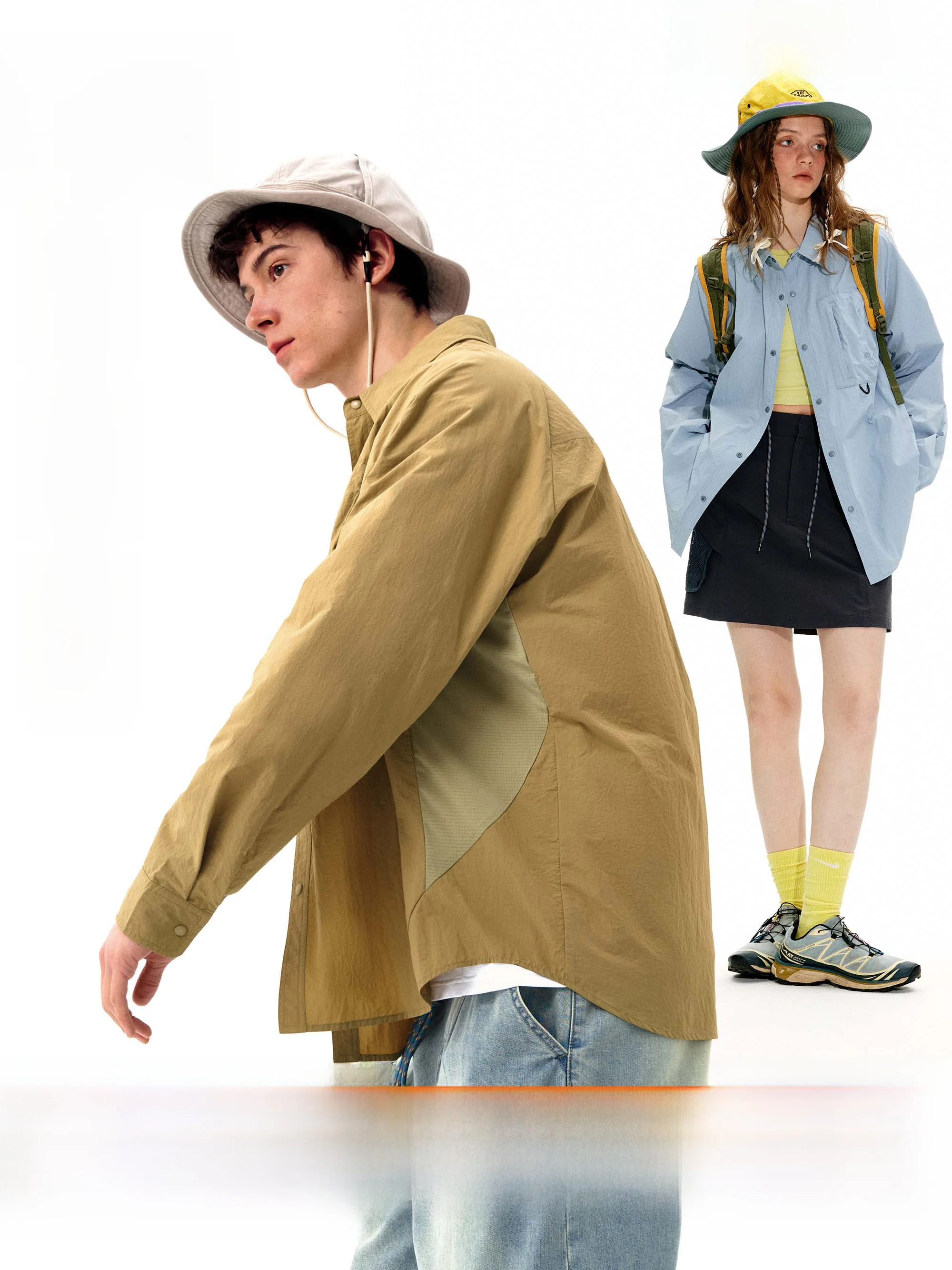 

Nome Lightweight Outdoor UPF00 High-Powered Sun Protection Loose Long Sve irt Jaet for Men Color Spring Season
