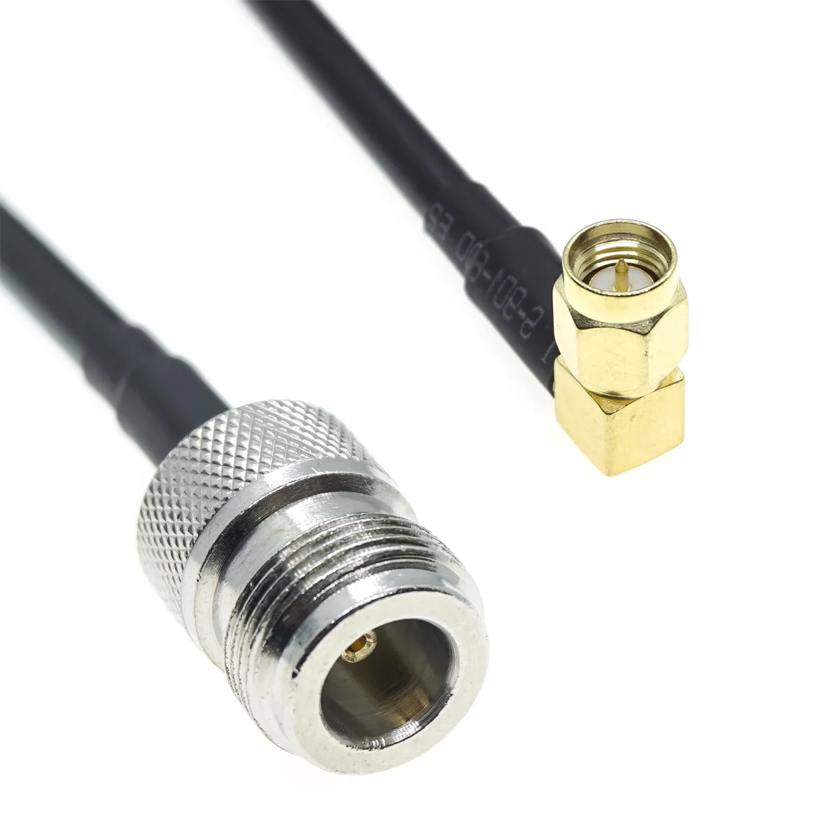 

15CM 30CM 50CM 75CM 1M 2M 3M N Female to SMA male Plug Right Angle connector RG58 RF Coaxial Cable Antenn Wifi jumper Coax 50ohm