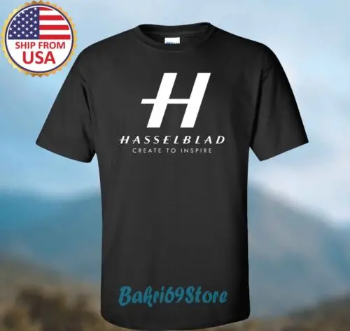 Hasselblad Camera Men's Black T-shirt Size S-3XL