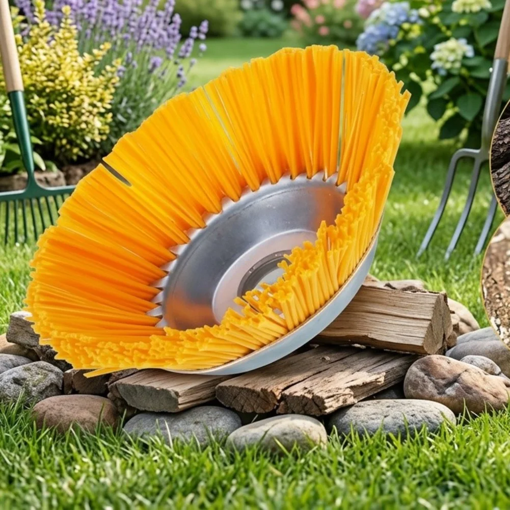Gardening Cutting Tool 8 Inch Trimmer Line Yellow Nylon String Trimmer Head Brushcutter Optimal Trimming Result