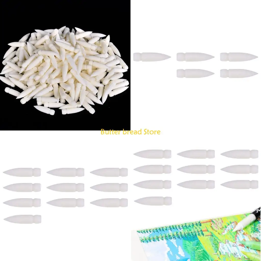 

W89C Набор из 5/10 сменных акриловых маркеров, кончик кисти, 1–5 мм, широкая линия, жидкая акриловая краска, ручка, кончик кисти