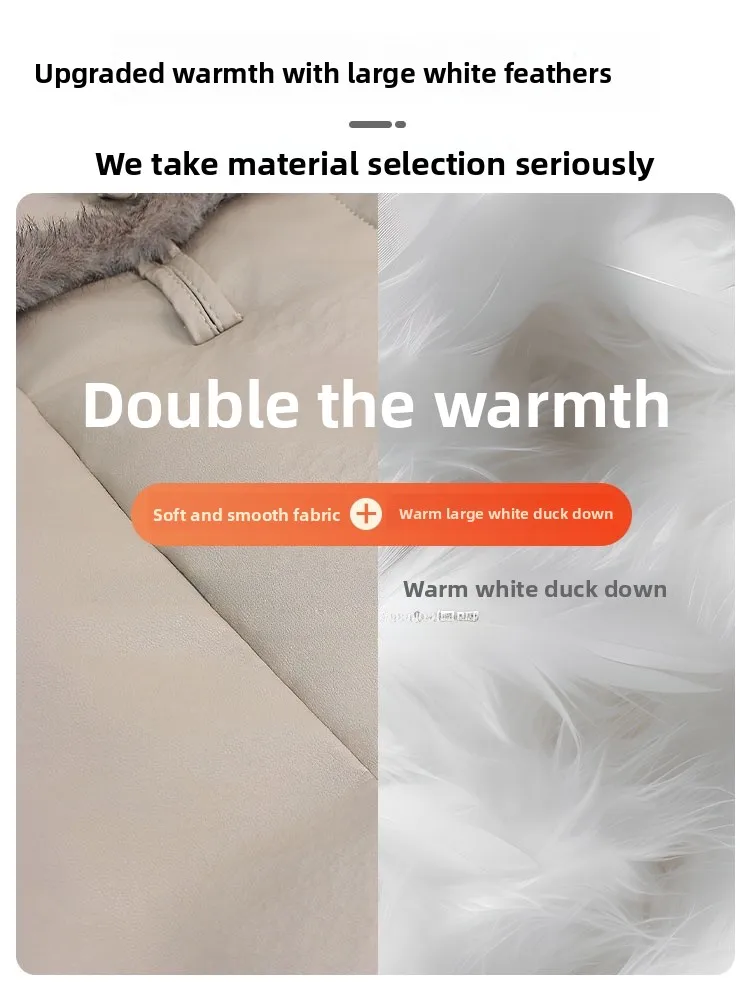 新しい中国製スレモムダウンジャケット秋冬アウター2024新作中高年女性用レザーコートワフリーコットン