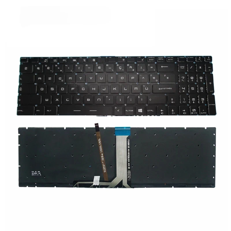 

AZERTY FR Французская клавиатура для MSI GT62 GT72 GE62 GE72 GS60 GS70 GL62 GL72 GP62 GT72S CX62 GL63 GL73 GS72V CX72 6QF 6QD подсветка