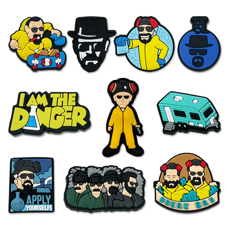 

10/16pcs Popular Movie Characters for DIY Shoe Charms Accessories for Classic Clog Charms Shoe Decoration Kids Gifts