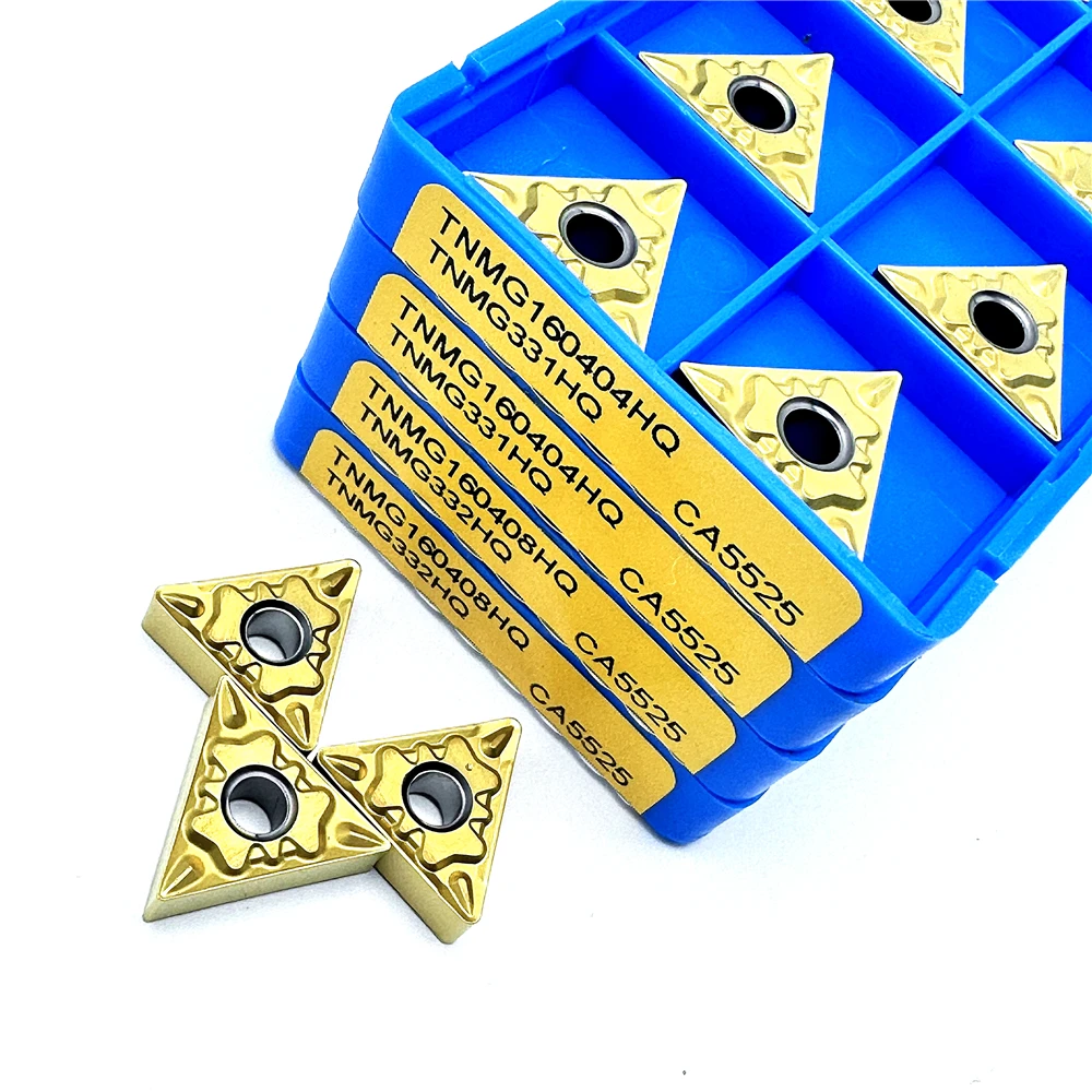 

TNMG160404HQ TNMG160404HQ RP930/CA5525 Твердосплавная пластина Обработка нержавеющей стали Качественная режущая пластина Внешний токарный инструмент