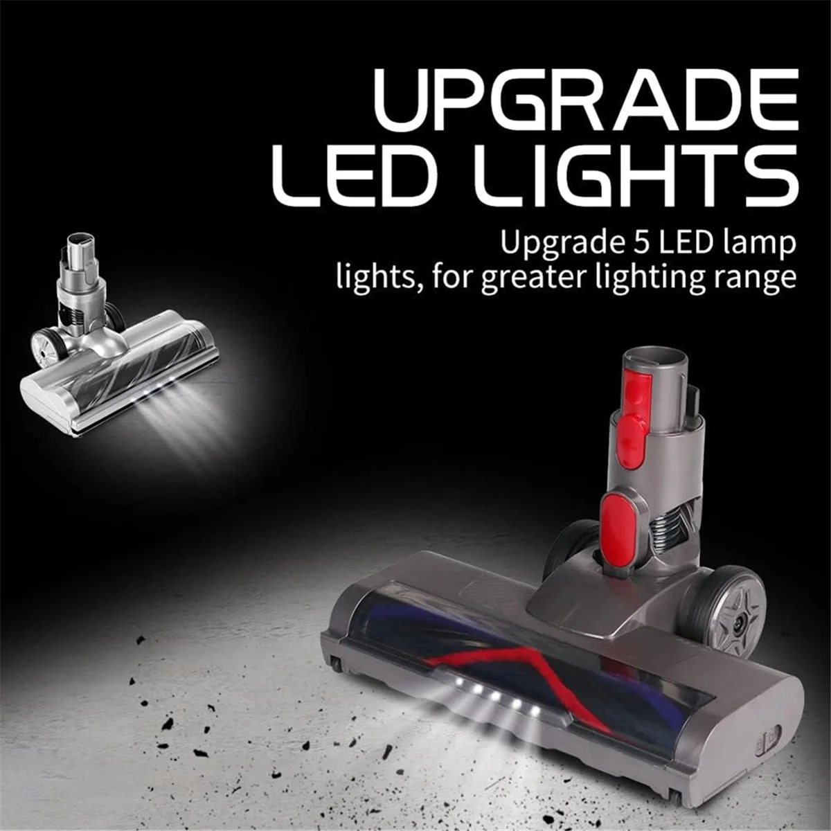 أجزاء المكنسة الكهربائية مرفق فرشاة رأس الأرضية لـ V7 V10 V11 V15