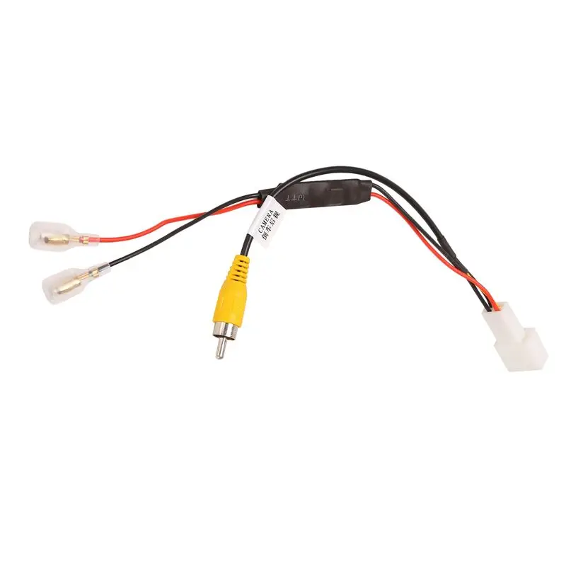 A48P-4X 4 Pin Car Reverse Camera Retention Wiring Harness Cable Plug Adapter Connector Fit For Toyota