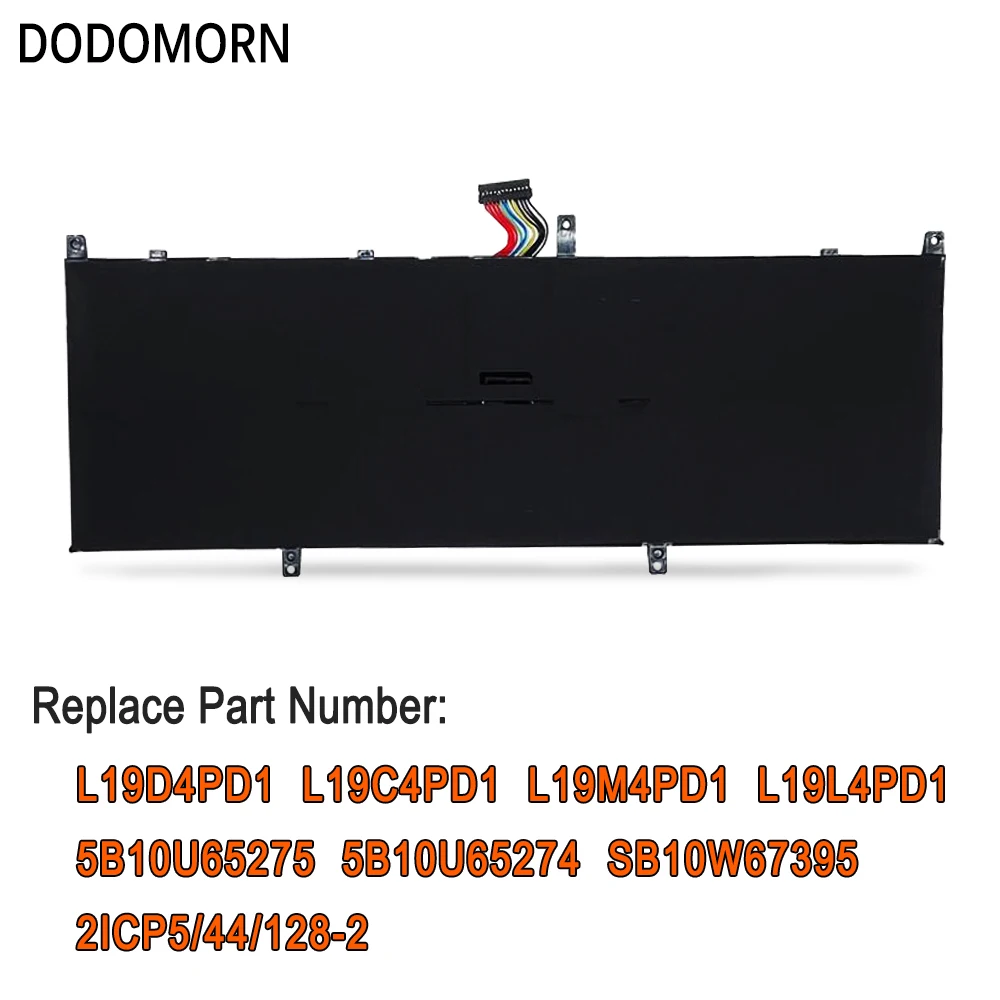 Imagem -02 - Dodomorn Lte Bateria do Portátil L19c4pd1 para Lenovo Yoga 13are05 13alc6c64013iml L19l4pd1 L19d4pd1 L19m4pd1 5b10w67395 60wh