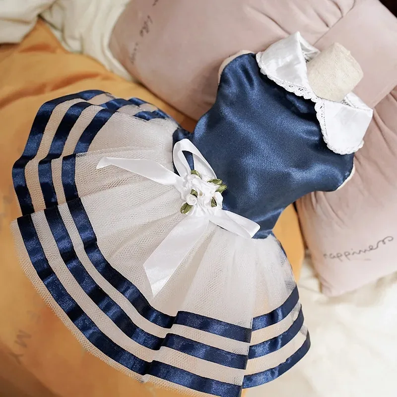 Princess Pet Clothes Spring Summer Dog Dress Clothes For Small Dogs Wedding  Skirt Butterfly Puppy Cat Dresses - AliExpress 15