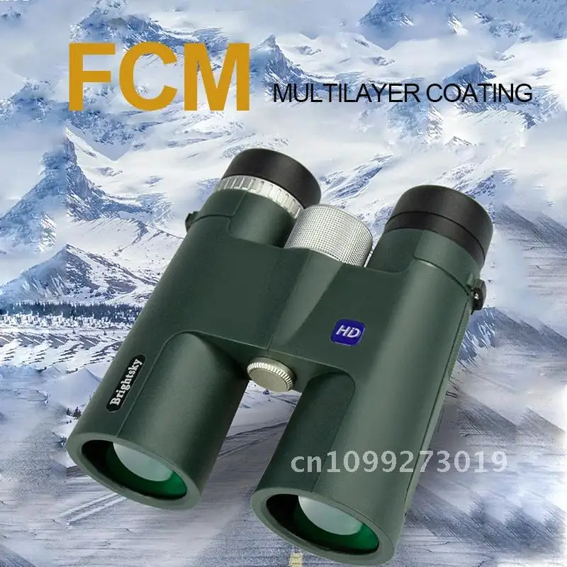 2021 جديد 12x42 HD مناظير سقف مقاوم للماء المهنية بريزم مشاهدة الطيور مناظير رؤية منخفضة HD تلسكوب للبالغين الليليين